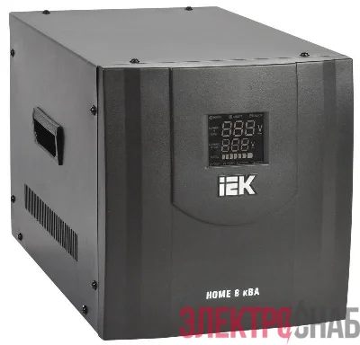 Стабилизатор напряжения HOME СНР 1/220 8кВА переносной IEK IVS20-1-08000
