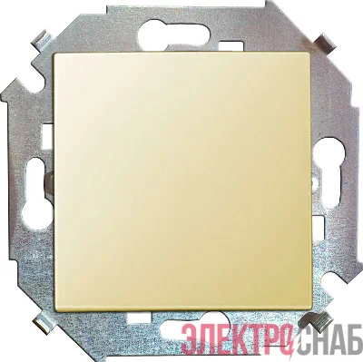 Выключатель 1-кл. СП Simon 15 16А IP20 винтов. зажим механизм сл. кость Simon 1591101-031