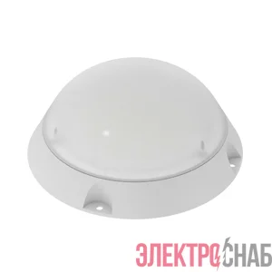Светильник светодиодный ЖКХ 185х185х70 10Вт 5000К IP65 антивандальный круглый (диод 0.1Вт) VARTON V1-U0-00005-21000-6501050