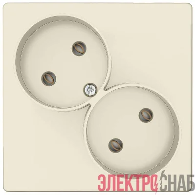 Розетка 2-м СП Simon 24 16А IP20 2х2P без защ. шторок механизм сл. кость Simon 2450457-031