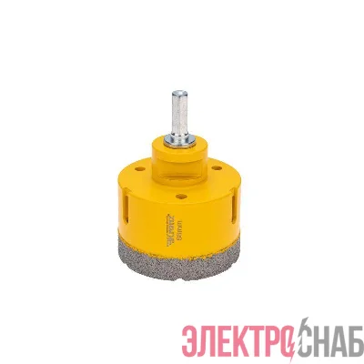 Коронка алмазная профессиональная по керамограниту и железобетону М14 вакуумное спекание 68мм для УШМ Kranz KR-92-1025