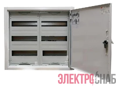 Распред-й полист-й щит до 160А 2ряда 3 рейки (корпус, сальники, шины "земля" и "ноль") 524x574x140 AT32