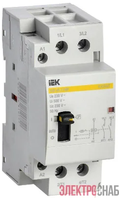 Контактор модульный КМ40-11МР AC с ручным управ. KARAT IEK MKK12-40-11