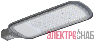 Светильник светодиодный ДКУ 1012-200Ш 5000К IP65 уличный консольный сер. IEK LDKU1-1012-200-5000-K03