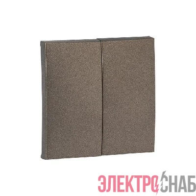 Панель лицевая Валенсия для выключателя 2-кл. 10А графит PROxima EKF ESV10-L-023-60