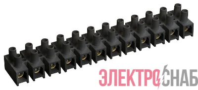 Колодка клеммная ЗВИ-150 н/г 16-35кв.мм 12 пар черн. IEK UZV5-150-35