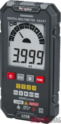 Мультиметр 95 769 NMT-Mm-125B True RMS Smart Navigator 95769