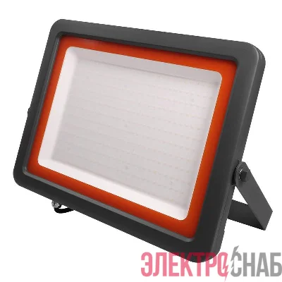 Прожектор светодиодный PFL-S2 300Вт 6500К IP65 220–240В ДО с клапаном закален. матов. стекло сер. Pro JazzWay 5007963D