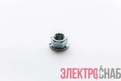 Гайка шестигранная с фланцем и зубьями DIN 6923 M8 цинк (уп.100шт) пакет СТРОЙМЕТИЗ UTORM3110028