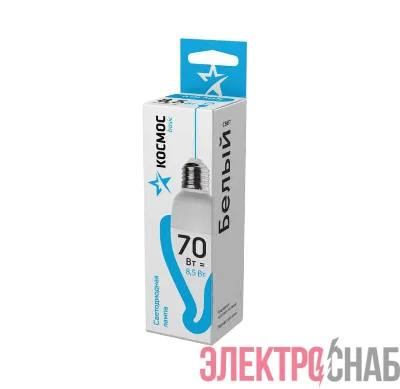 Лампа светодиодная CW 8.5Вт 220В E27 4500К Космос LkecLED8.5wCWE2745