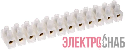 Колодка клеммная ЗВИ-80 10-25кв.мм 12 пар (Ф) полиэтилен IEK UZV3-080-25