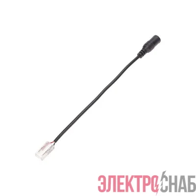 Коннектор питания с джеком 5.5x2.1мм для одноцветной светодиодной ленты COB 8мм Rexant 148-100