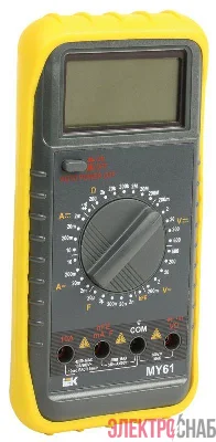 Мультиметр цифровой Professional MY61 ИЭК TMD-5S-061