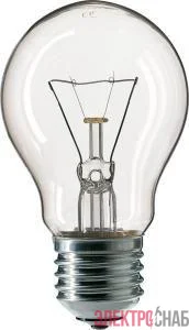 Лампа накаливания Stan 40Вт E27 230В A55 CL 1CT/12X10 PHILIPS 926000000885