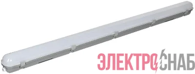 Светильник ДСП 1322 40Вт 5000К IP65 1200мм пласт. сер. IEK LT-DSP0-1322-040-50-K01
