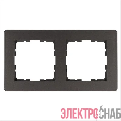 Рамка 2-м G-Flex мокко Jasmart G1102Z