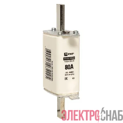 Вставка плавкая ППН-33 160/80А габарит 0 PROxima EKF fus-33-0/160/80