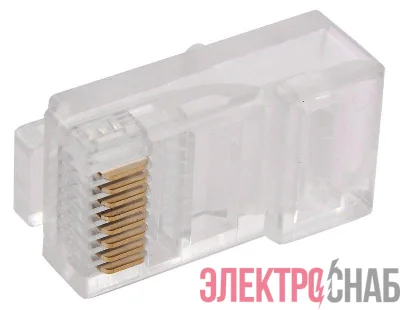 Разъем RJ45 (8P8C) кат.5E UTP GENERICA CS3-1C5EU-G