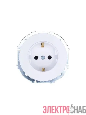 Розетка 1-м OSEN IP20 16А с защ. шторками ПБТ бел. LEZARD 743-0288-124B