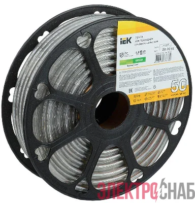 Лента светодиодная LED LSR-2835G60-4.8-IP67-220В (уп.50м) IEK LSR3-5-060-67-0-50