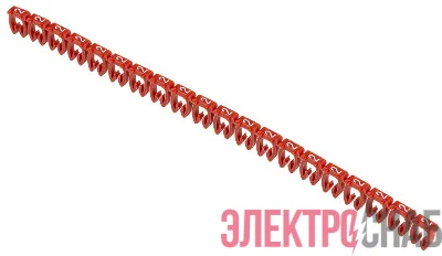 Маркер открытого типа KE 4-6кв.мм символ &quot;2&quot; (уп.500шт) IEK UMK-KE3-2