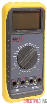 Мультиметр цифровой Professional MY62I IEK TMD-5S-062