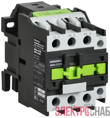 Контактор КМИе-23210 32А 110В/АС3 1НО GENERICA KKME21-032-110-10