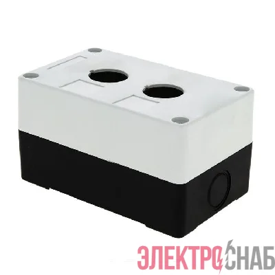 Корпус КП 102 2 кнопки белый EKF cpb-102-w