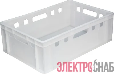 Ящик 600х400х200 сплошной Е2 натуральный морозостойкий, гладкое дно 207 м гд 207 м гд
