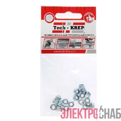 Гайка DIN985 самоконтрящаяся М5 оцинк. (уп.20шт) Tech-KREP 103030