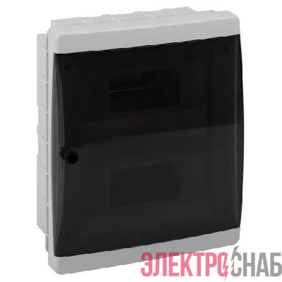 Корпус встраиваемый COMFORT ЩРВ-П-18 IP40 пластик. прозр. крышка бел. Эра Б0067251