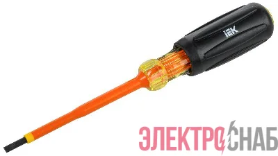 Отвертка диэлектрическая SL4.0х100 Т3 ARMA2L 5 IEK A2L5-SC30-T3-SL-40-100