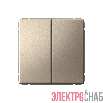 Выключатель 2-кл. ArtGallery (сх. 5) 10AX механизм шампань SE GAL000551