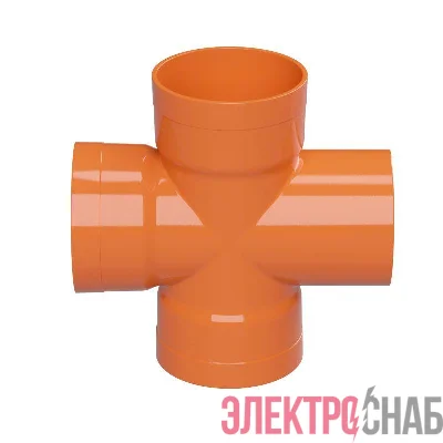 Ответвитель X-образ. для гофр. двустен. труб 90град. d200 DKC 022200