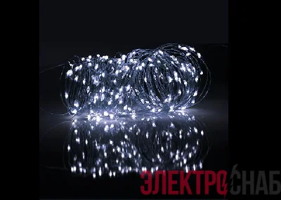 Светильник светодиодный садовый SLR-G03-200W нить 200LED холод. бел. на солнечн. батарее ФАZА 5033337