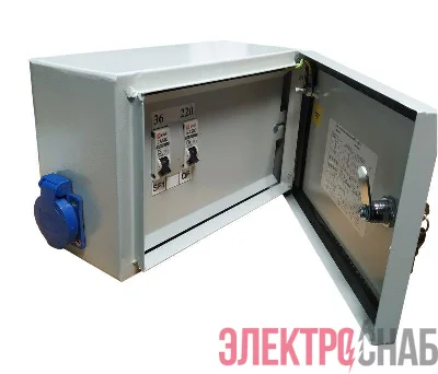 Ящик с понижающим трансформатором ЯТП 0.25 220/36В IP54 Basic EKF yatp-ip54-0.25-220/36v-2a