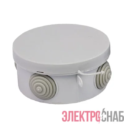 Коробка распаячная КМР-040-039 наружная с крышкой 85х40 АБС 4 мембранных ввода IP54 EKF plc-kmr-040-039