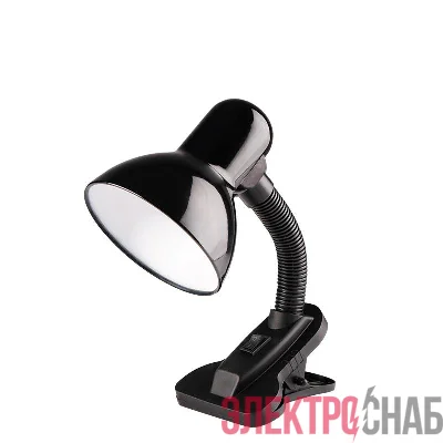 Светильник настольный TBL-04 1х40Вт Е27 (прищепка: гибкая стойка) IP20 черн. ФАZА 5059474