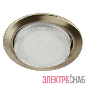 Светильник KL35 SB под лампу GX53 220В 13Вт бронза ЭРА Б0017629