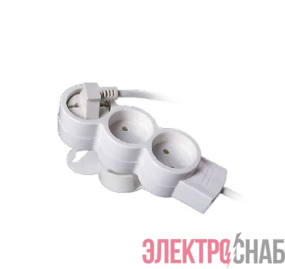 Удлинитель 3х3м без заземл. ПВС 2х0.75 REV 32002 1