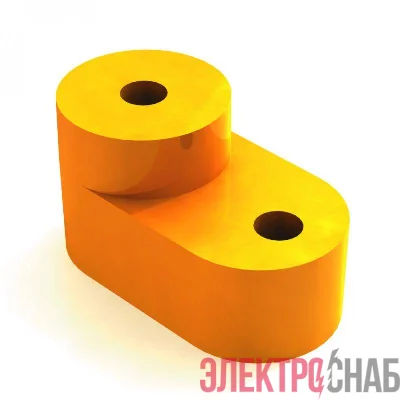 Изолятор угловой для нулевой шины желт. DEKraft 32254DEK