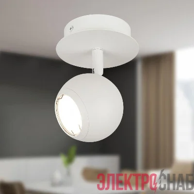 Светильник настенно-потолочный спот OL36 WH MR16 GU10 IP20 бел. ЭРА Б0056369
