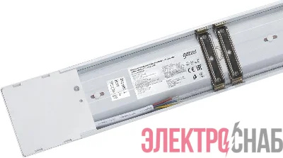 Светильник светодиодный WLF-2 18Вт 4000К IP40 1520лм 592х75х25мм ДПО линейный матов. рассеив. сталь GAUSS 844424218