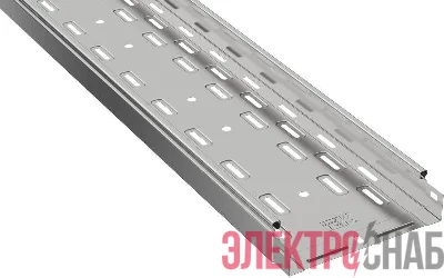 Лоток листовой перфорированный 200х50 L3000 сталь 0.45мм без боковой ESCA 3 IEK ES3-15-050-200-3-045