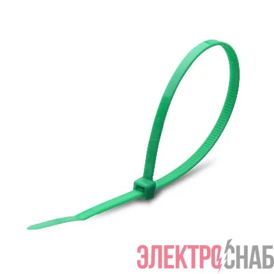 Хомут нейлоновый КСС 5х400 зел. (уп.100шт) Fortisflex 90331