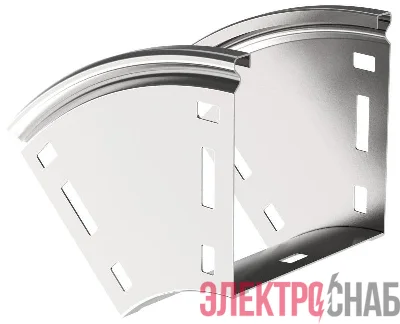 Угол для лотка плавный 45град. 80х80 В20 ESCA IEK CPV41-0-45-080-080