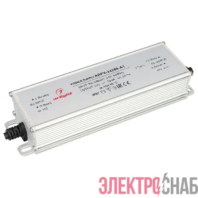 Блок питания ARPV-24250-A1 24В 10.4А 250Вт IP67 метал. 3 года Arlight 031514