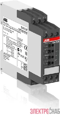 Реле контроля напряжения CM-ESS.2S 24-240В AC/DC 2ПК винтовые клеммы ABB 1SVR730830R0400
