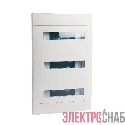 Бокс СП Practibox 3х12 мод. с шинами N и PE IP40 бел/бел. двер. Leg 601119