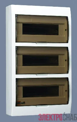 Корпус навесной ЩРН-П-36 36мод. IP41 пластик. DEKraft 31014DEK